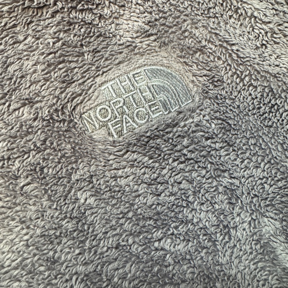 NORTH FACE Gray Fleece Zip-Up Jacket - Picture 4 of 6